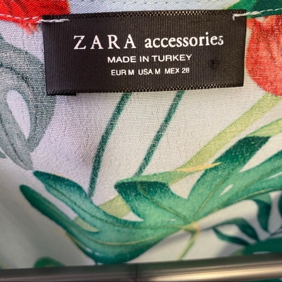 Zara Accessories Floral Shorts Top Set M/L .....2 - Picture 2 of 4